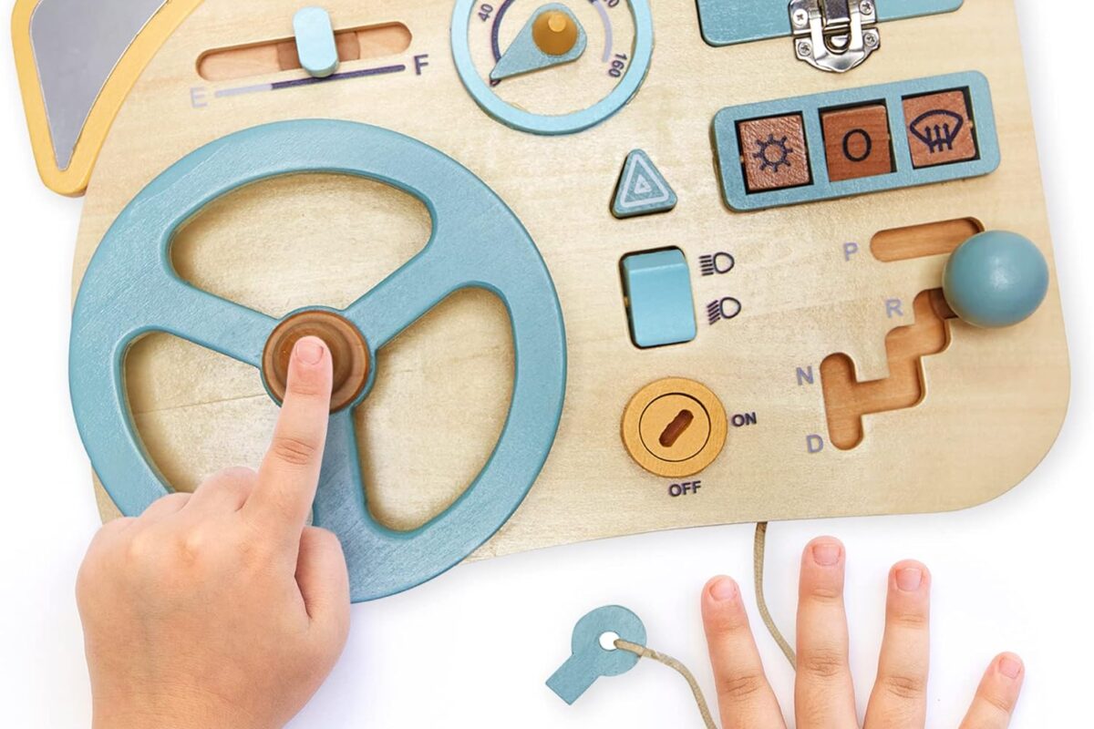 LA·LA · LLAMA Montessori Toy Steering Wheel